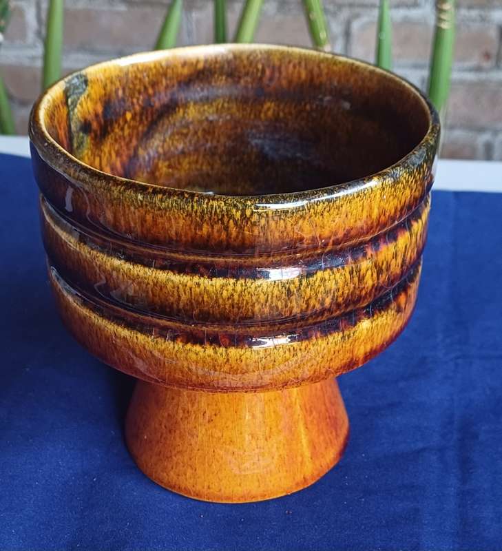 Vintage flower arrangement pot