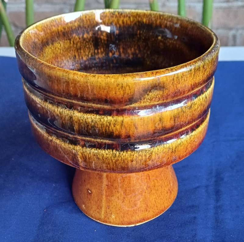 Vintage flower arrangement pot