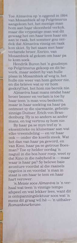 `n Meisie soos Almaviva deur Wille Martin