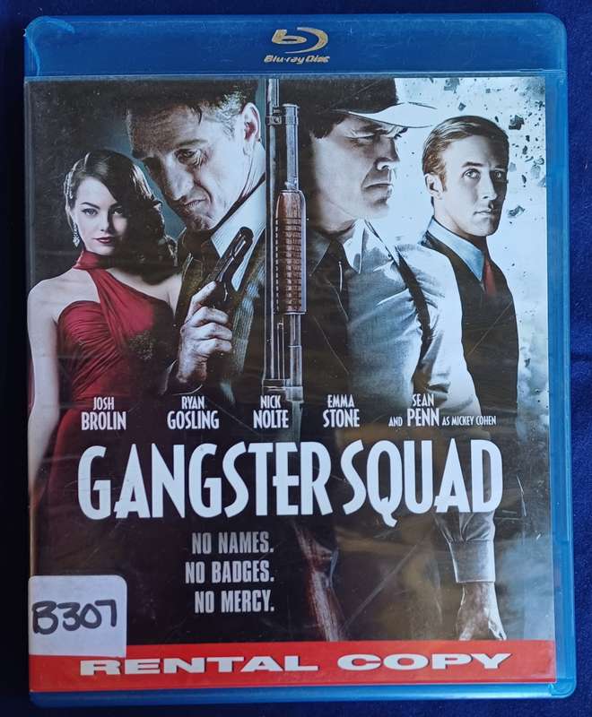 Gangster squad blue ray dvd