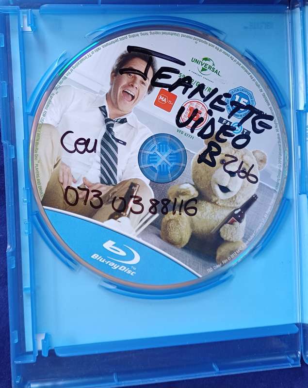 Ted blue ray dvd