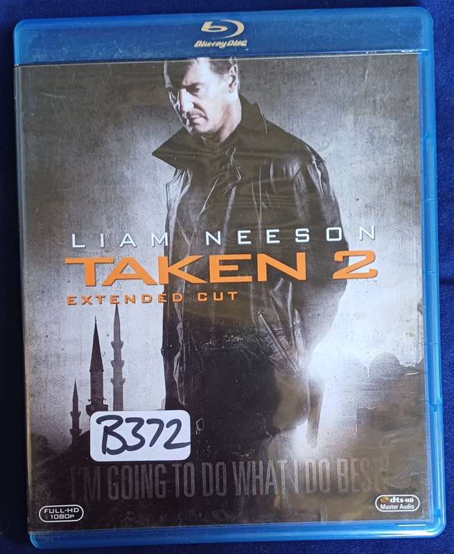 Taken 2 blue ray dvd