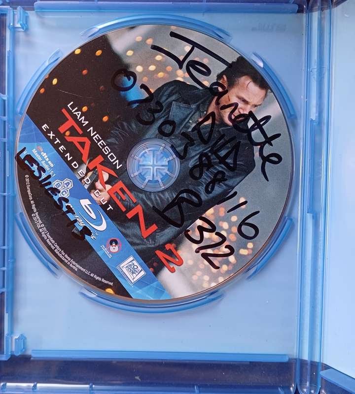 Taken 2 blue ray dvd
