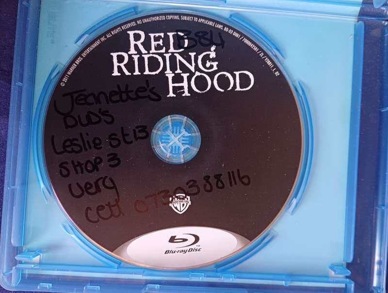 Red riding hood blue ray dvd