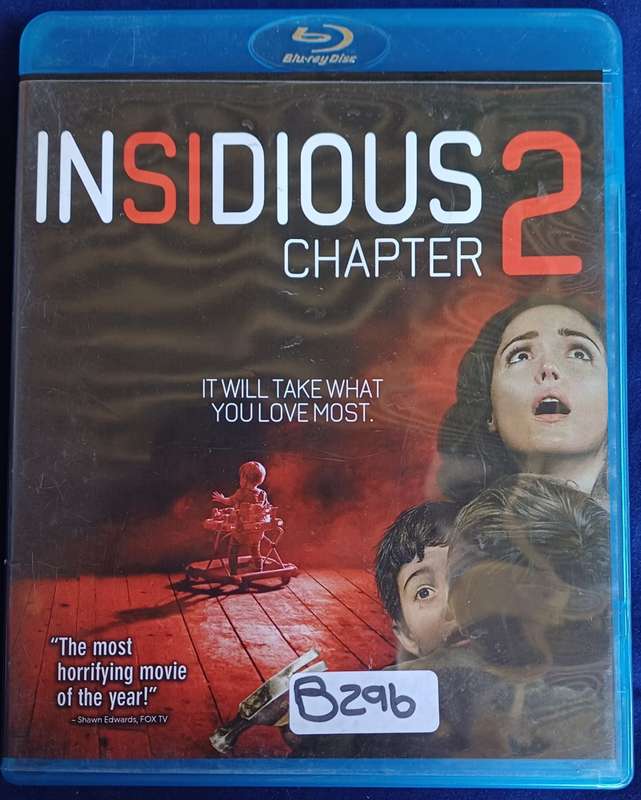 Insidious chaper 2 blue ray dvd