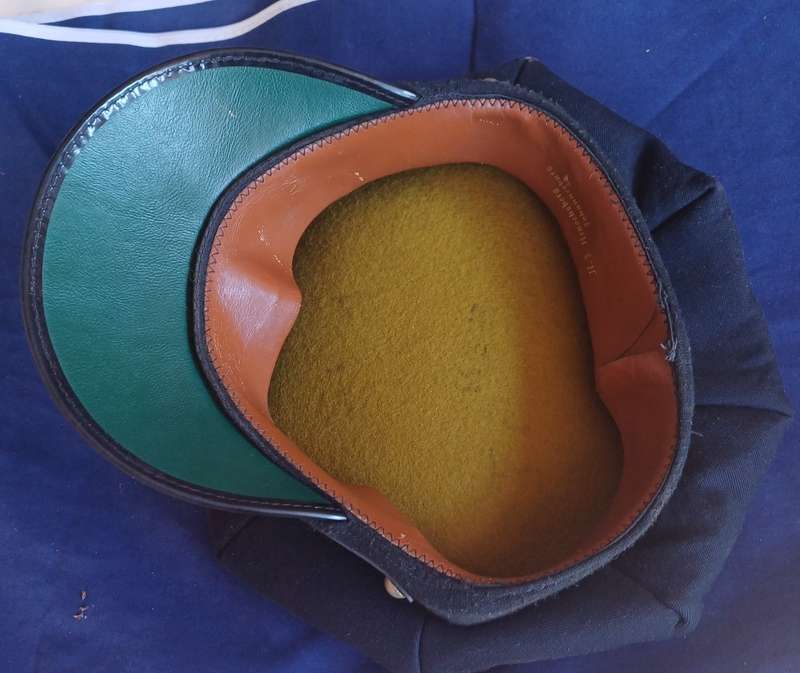 Antique HJ Henochsberg Johannesburg police hat