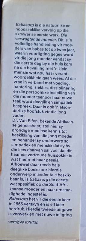 Babasorg deur dr Jan van Elfen