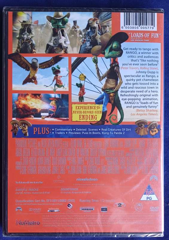 Rango dvd