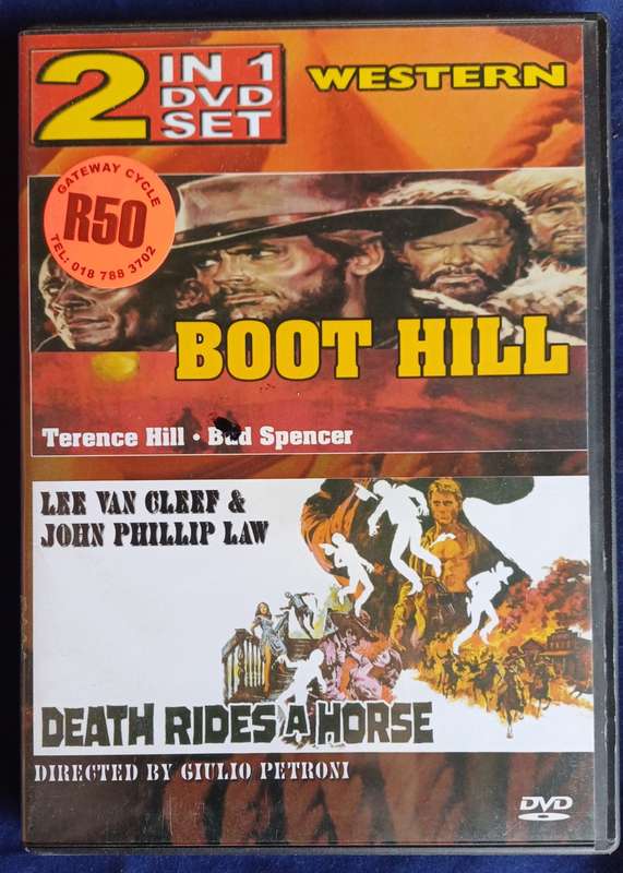 2 in 1 dvd set: Boot hill / Death rides a horse