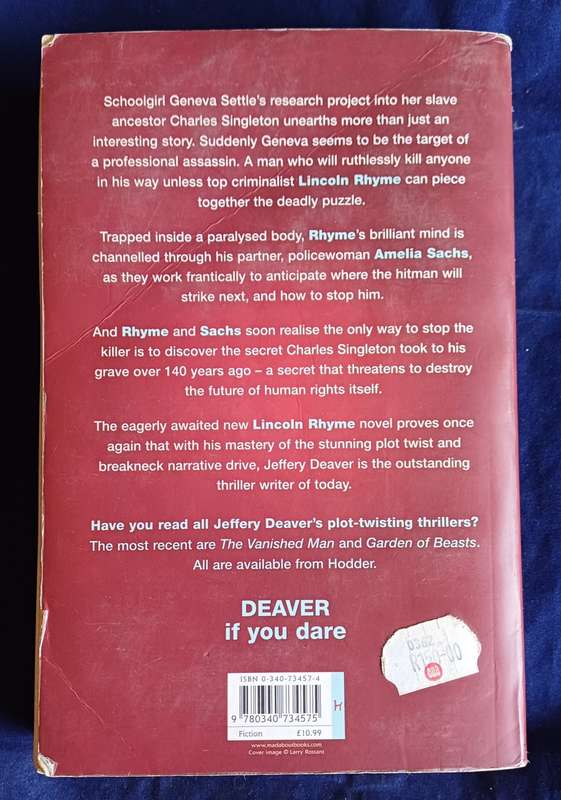 The twelfth card by Jeffery Deaver