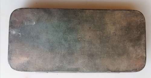 Mathematical instrument set tin (empty)
