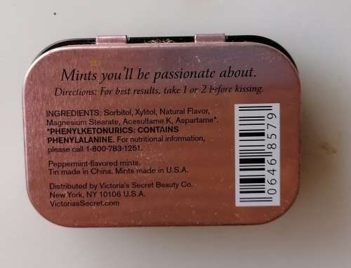 Sexy little mints tin