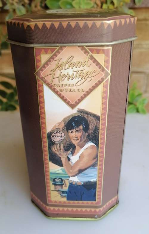 Gourmet coffee from Hawaii tin