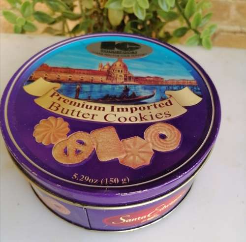Premium imported butter cookies tin