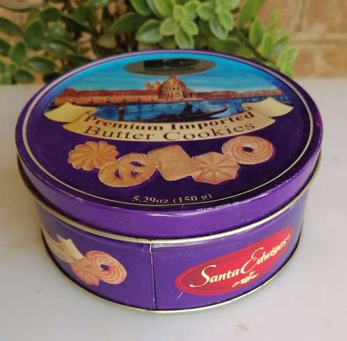 Premium imported butter cookies tin