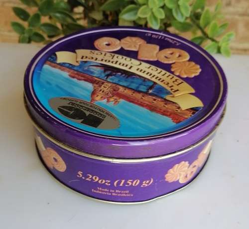Premium imported butter cookies tin