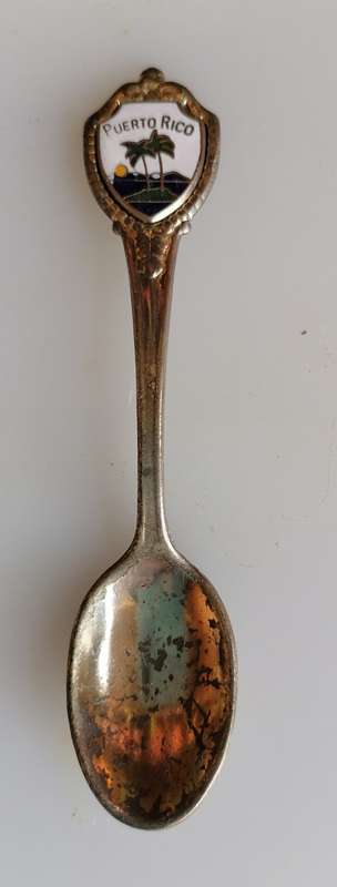 Puerto Rico souvenir spoon