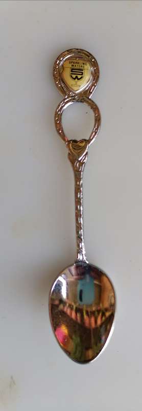 Sparkling waters souvenir spoon