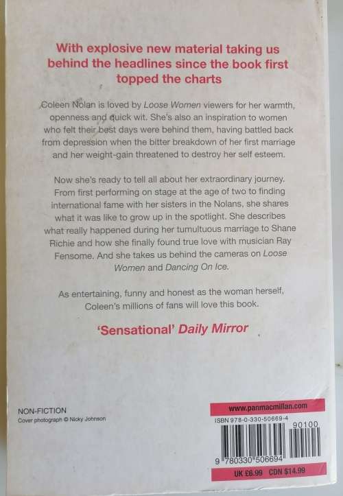 Upfront and personal by Coleen Nolan