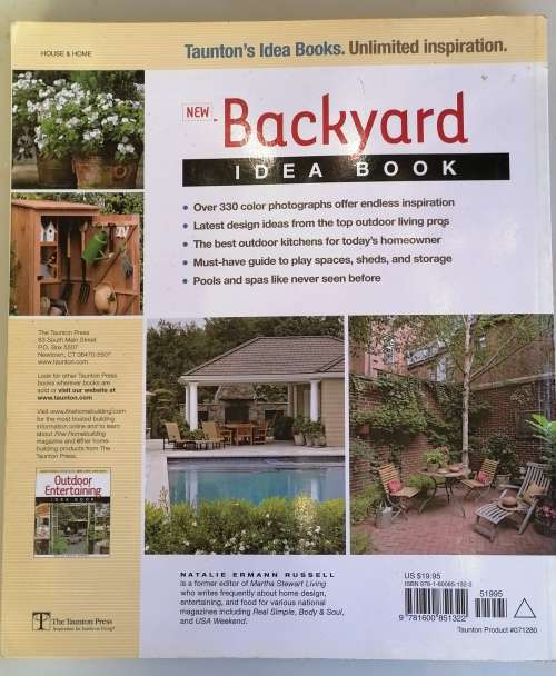 New backyard idea book