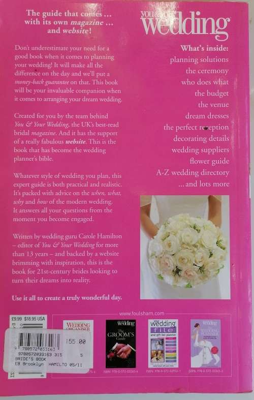 The bride`s book by Carole Hamilton