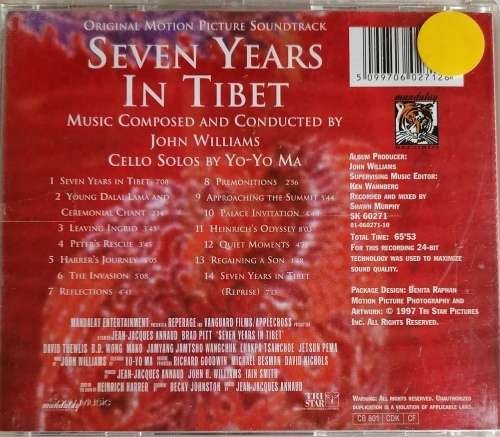 Seven years in Tibet cd
