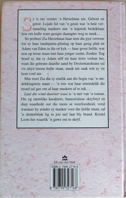 Laat die wind daaroor waai deur Kristel Loots