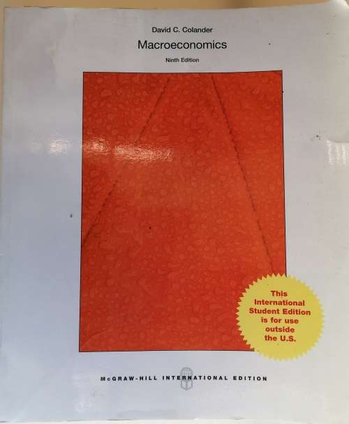 Macroeconomics by David C Colander