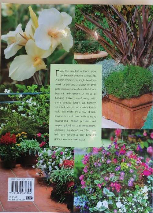 Balconies, courtyards and pots