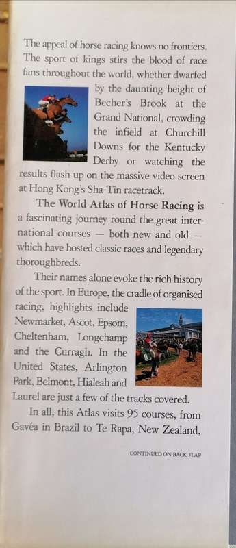 The world atlas of horse racing by Julian Bedford