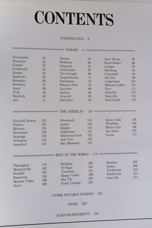 The world atlas of horse racing by Julian Bedford