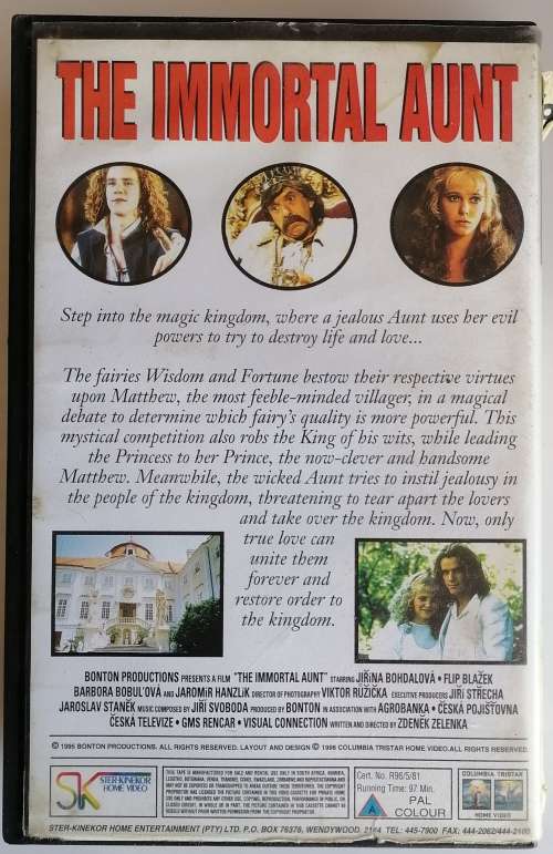 The immortal aunt VHS