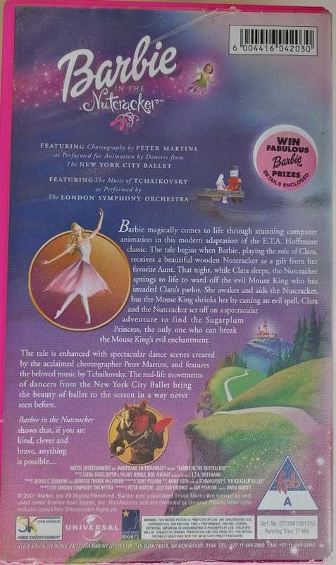 Barbie in the Nutcracker VHS