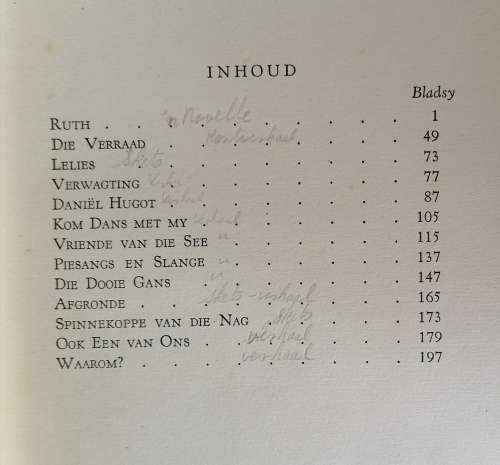 Ruth deur P de V Pienaar 1940 *skaars*