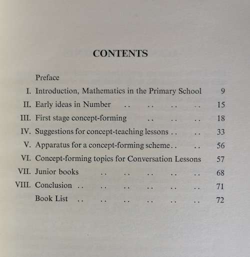The teaching of number by DH Gale
