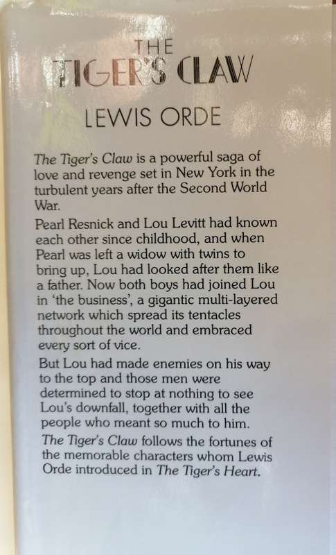 The tiger`s claw by Lewis Orde