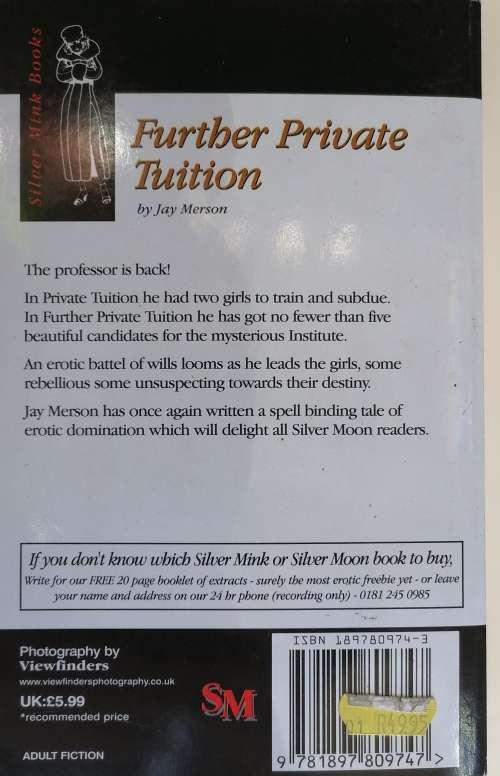 Further private tuition by Jay Merson