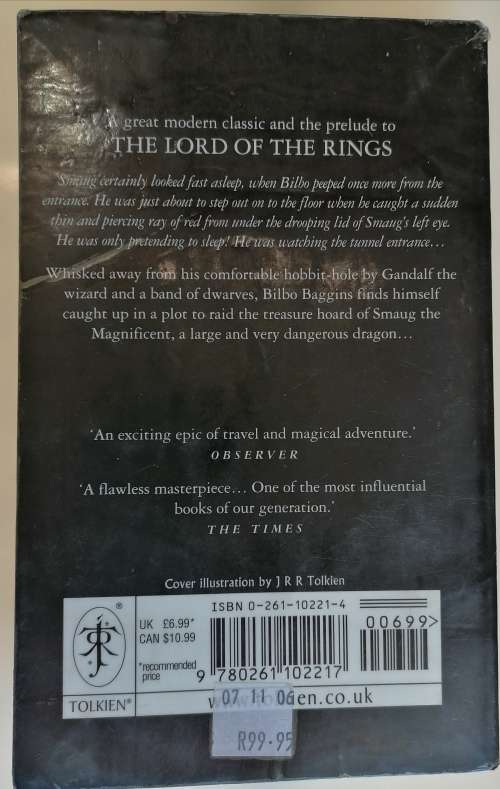 The Hobbit by JRR Tolkien
