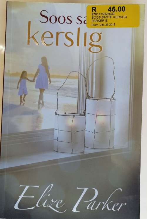 Soos sagte kerslig deur Elize Parker
