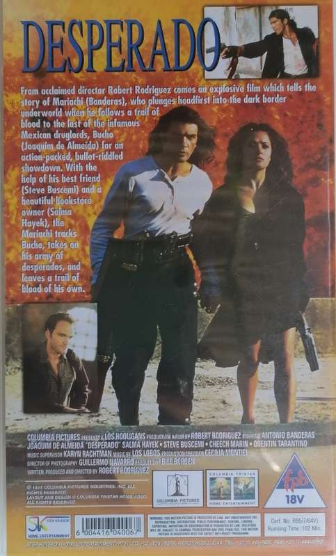 Desperado - Antonio Banderas VHS