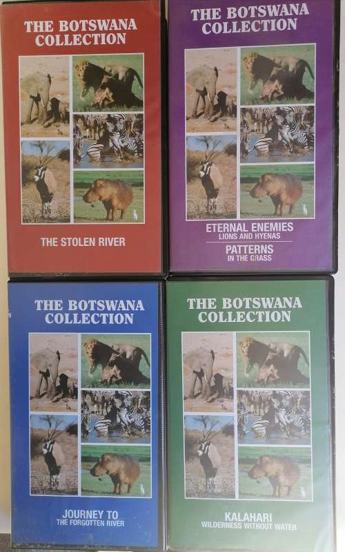 The Botswana collection - 4 x Video casettes