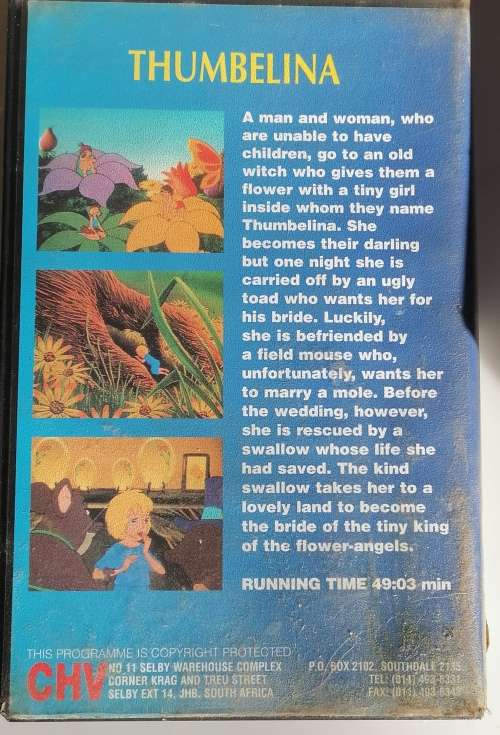 Thumbelina VHS