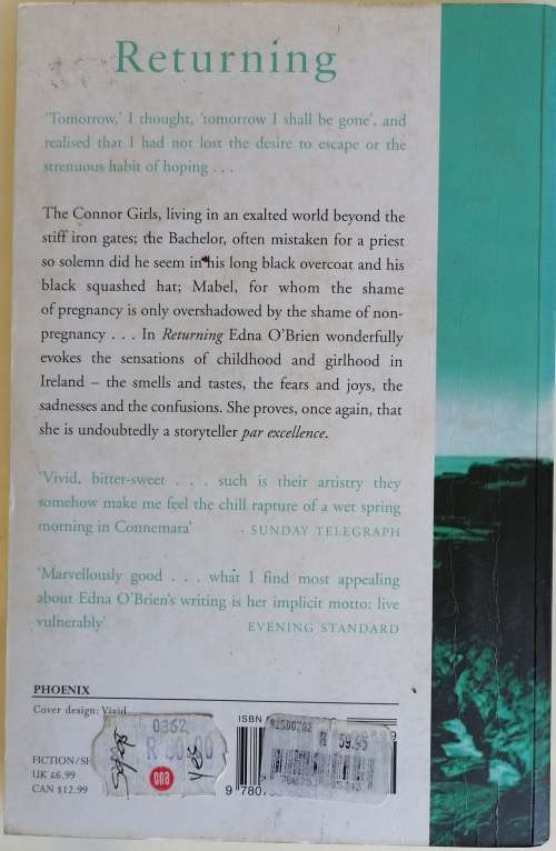 Returning by Edna O`Brien