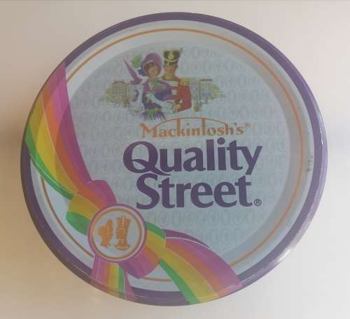 Quality street tin