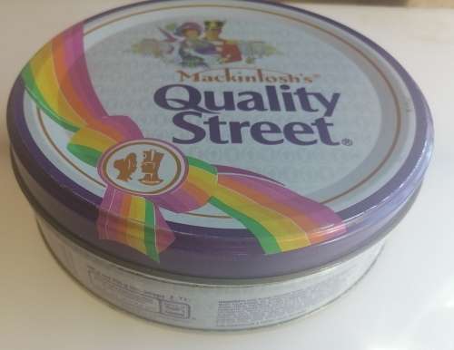 Quality street tin
