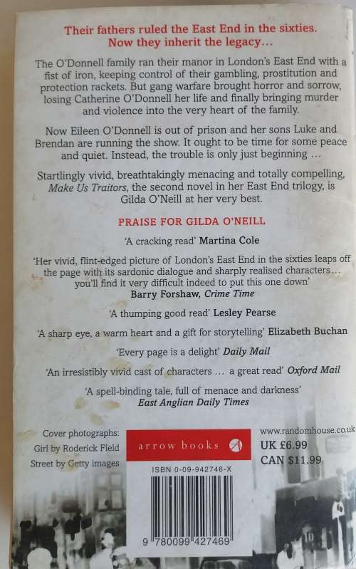 Make us traitors by Gilda O`Neill