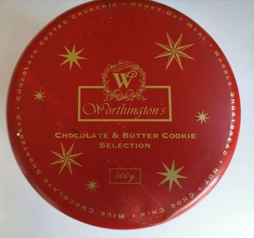 Worthington`s cookie tin