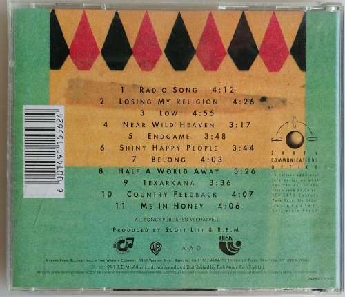R. E. M Out of time cd