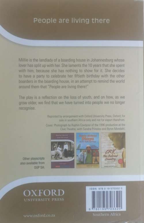 People are living there by Athol Fugard