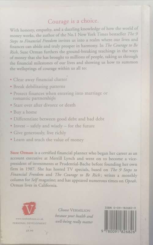 The courage to be rich by Suze Orman